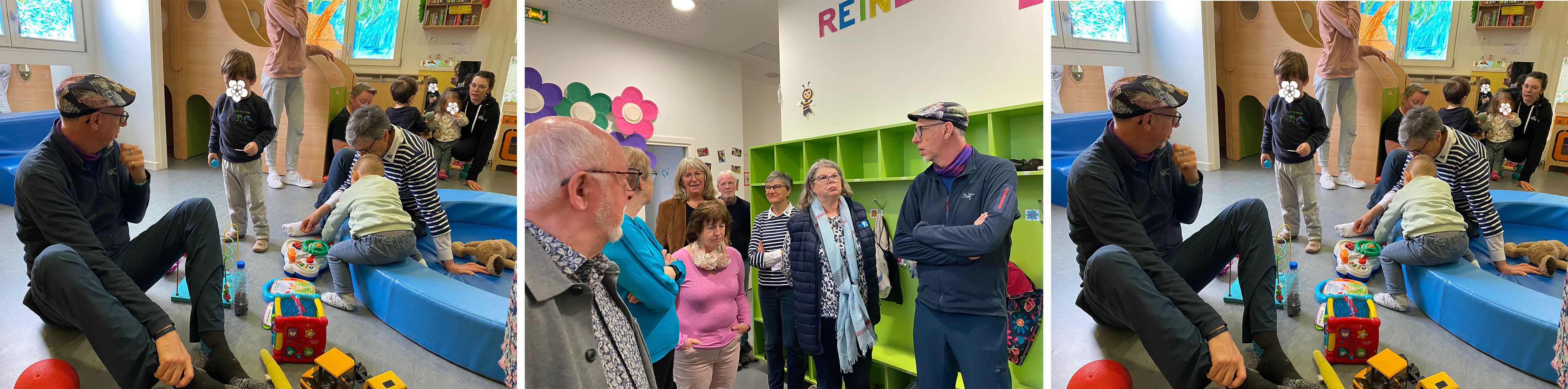 pele mele bnvoles visite creche avril 2025